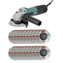 Esmerilhadeira Angular 115Mm (4-1/2") WS4751.3 220V + 20 Discos de Desbaste 115mm Grão A36N