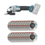 Esmerilhadeira Angular 125Mm(5") 18V Brushless Ws2890K + 20 Discos de Desbaste 115mm Grão A36N