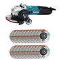 Esmerilhadeira Angular 125Mm(5") 220V Ga5090X02 + 20 Discos de Desbaste 115mm Grão A36N
