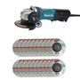Esmerilhadeira Angular 125Mm(5") 220V Ga5093X03 + 20 Discos de Desbaste 115mm Grão A36N