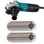 Esmerilhadeira Angular 125Mm(5") 220V M9508B + 20 Discos de Desbaste 115mm Grão A36N