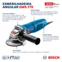 Esmerilhadeira Angular 4.1/2" Gws 770 770W 220V Bosch - 06013980E0