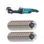 Esmerilhadeira Reta 125 Mm (5") 220V Gs5000 + 20 Discos de Desbaste 115mm Grão A36N