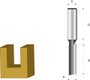 Fresa Paralela Dupla Haste 6 Mm Corte 5 Mm Makita - D-09232