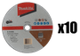 Kit 10 Discos De Corte 230Mm E-03006 - Makita