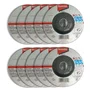 10 Discos de Desbaste 115mm Grão A36N Para Alumínio Makita - B-14560