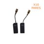 Kit 10 Pares Escova De Carvão F000611028 Bosch