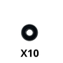 Kit 10 Un Rolamento De Esfera 608Ddw - 210044-4 - Makita