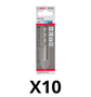 Kit 10 Unidades Broca Para Metal Bosch Aço Rápido Hss-G 4,0Mm Bosch - 2608595024