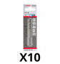 Kit 10 Unidades Broca Para Metal Hss-G 3X33X61 Bosch - 2608595086