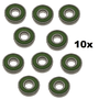 Kit 10 unidades Rolamento De Esfera 6201ddw Makita - 211129-9 original