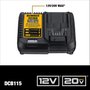 Kit Dewalt 2 Baterias 5Ah 20V + Carregador Bivolt E Bolsa - Dcb205C2K-Br