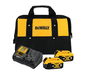 Kit Dewalt 2 Baterias 5Ah 20V + Carregador Bivolt E Bolsa - Dcb205C2K-Br