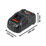 Kit 2 Baterias Procore 18V 8Ah E Carregador 0615A001Cx - Bosch