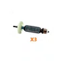 Kit 3 Unidades - Induzido Esmerilhadeira 9002 220V 1604010B5E - Skil