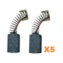 Kit 5 Unidades - Jogo Escova Carvao 5300/5401 127V (2 Pc) - F000611020 - Skil Bosch