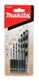 Kit 7 Brocas Madeira Encaixe Sextavado D-62371 - Makita