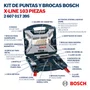 Kit Azul Xline Com 103 Unidades Bosch 2607017395