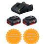 Kit Bosch 2 Baterias Gba 18V 4,0Ah E Carregador Gal 18V-20 Bivolt