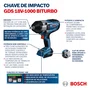 Kit Bosch Chave de Impacto GDS 18V-1000 + 2 Baterias 4Ah e Carregador Bivolt