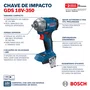 Kit Bosch Chave de Impacto GDS 18V-350 + 2 Baterias 8Ah Pro Core e Carregador 220V
