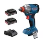 Kit Bosch Chave de Impacto GDX 18V-285 + 2 Baterias 2Ah e Carregador Bivolt