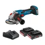 Kit Bosch Esmerilhadeira 5" GWS 18V-15C + 2 Baterias 2Ah e Carregador Bivolt