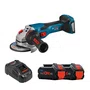 Kit Bosch Esmerilhadeira 5" GWS 18V-15C + 2 Baterias 8Ah Pro Core e Carregador 220V