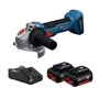 Kit Bosch Esmerilhadeira 5" GWS 18V-8 + 2 Baterias 4Ah e Carregador Bivolt
