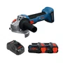 Kit Bosch Esmerilhadeira 5" GWS 18V-8 + 2 Baterias 8Ah Pro Core e Carregador 220V