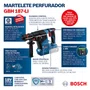 Kit Bosch Martele Rompedor Gbh 187-Li 18V + 2 Baterias 4 Ah + Carregador Bivolt E Maleta - 06119231E0