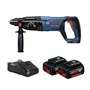 Kit Bosch Martelo Perfurador GBH 18V-26D + 2 Baterias 4Ah e Carregador Bivolt