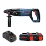 Kit Bosch Martelo Perfurador GBH 18V-26D + 2 Baterias 8Ah Pro Core e Carregador 220V