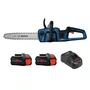 Kit Bosch Motosserra GKE 18V-40 + 2 Baterias 8Ah Pro Core e Carregador 220V