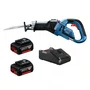 Kit Bosch Serra Sabre GSA 18V-32 + 2 Baterias 4Ah e Carregador Bivolt