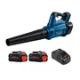 COPIA-Kit Bosch Soprador GBL 18V-750 + 2 Baterias 8Ah Pro Core e Carregador 220V