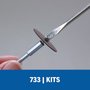 Kit De 20 Acessórios Para Madeira Micro Retífica Dremel - 733 - 26150733Ab