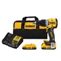 Kit Dewalt Parafusadeira/Furadeira De Impacto 1/"2  Compacta 20V + 2 Baterias 2 Ah + Carregador E Bolsa - Dcd805D2-Br