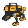 Kit Dewalt Parafusadeira/Furadeira De Impacto 1/2"(Dcd7781) + Parafusadeira De Impacto 1/4" (Dcf7871) + 2 Baterias 2Ah + Carregador Bivolt E Bolsa - Dck276D2-Br