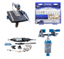 Kit Dremel Morsa + Dremel 4000220v + Kit Gravação689 + Moto Saw220v
