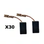 Kit 30 Pares Escovas Carvão Skil 220V 9002 - 160432115Z