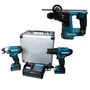 Kit Makita Parafusadeira/Furadeira De Impacto Hp333D + Parafusadeira De Impacto Td110D + Martelete Rotativo Hr140D -  Clx228-Hr140D