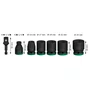Bosch Kit De Soquetes E Adaptador 1/2" Pro Impact Standard Com 7 Peças - 2608003032