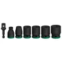 Bosch Kit De Soquetes E Adaptador 1/2" Pro Impact Standard Com 7 Peças - 2608003032