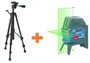 Kit Tripé Bosch Bt 150 Professional - 0601096b00+Nivel à Laser Verde Bosch Gcl 2-15 G - 0601066j00