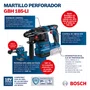 Martelete Rompedor Gbh 185-Li 18V + 2 Baterias + Maleta + Carregador Bosch - 06119240E1