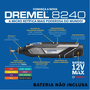 Micro Retifica Dremel 8240 Com Carregador + 2 Baterias -  F0138240Le