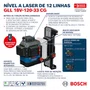 Nível A Laser Verde Ip65 Gll 18V 120 33 Cg Com Maleta Bosch - 06010651G0