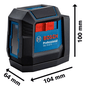 Nivel Laser Bosch Gll 12-22 G Linhas Verdes 0601065320