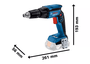 Parafusadeira P/ Drywall 18V Gtb 185-Li 2 Baterias - Bosch